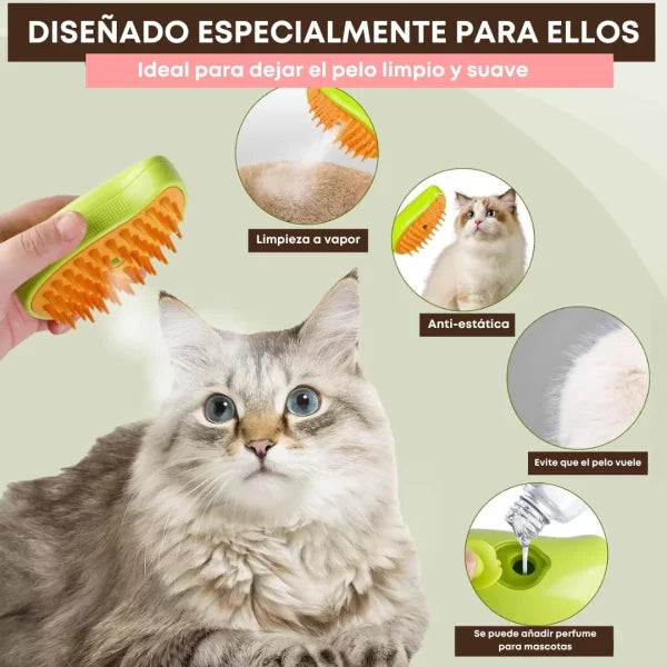 cepillo ducha a vapor