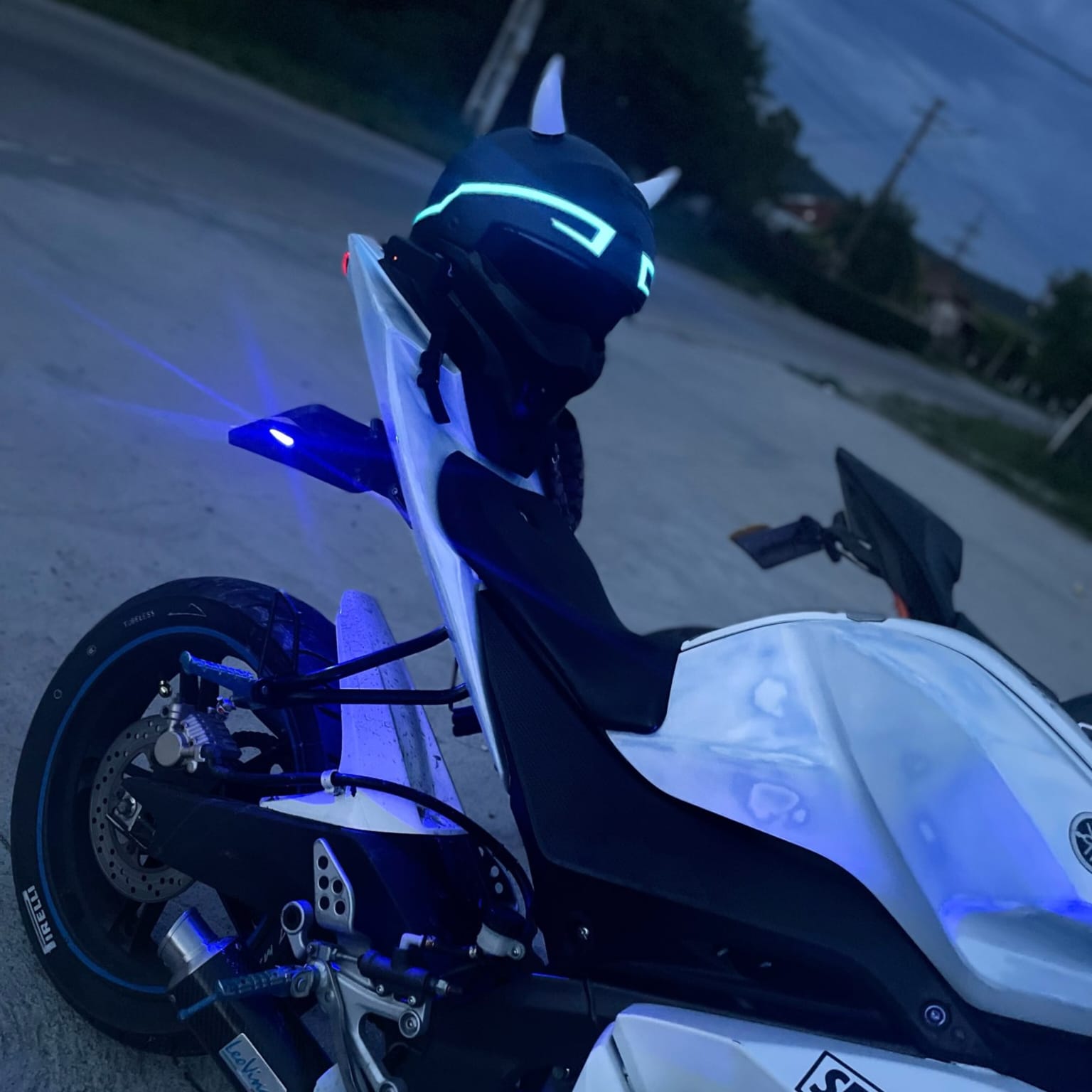 🏍️Cinta led para Casco🏍️