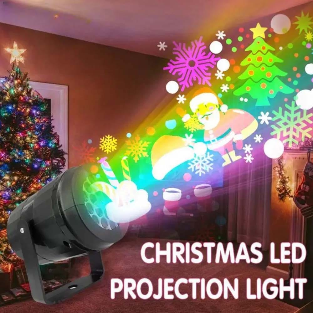 Proyector figuras de navidad-LED