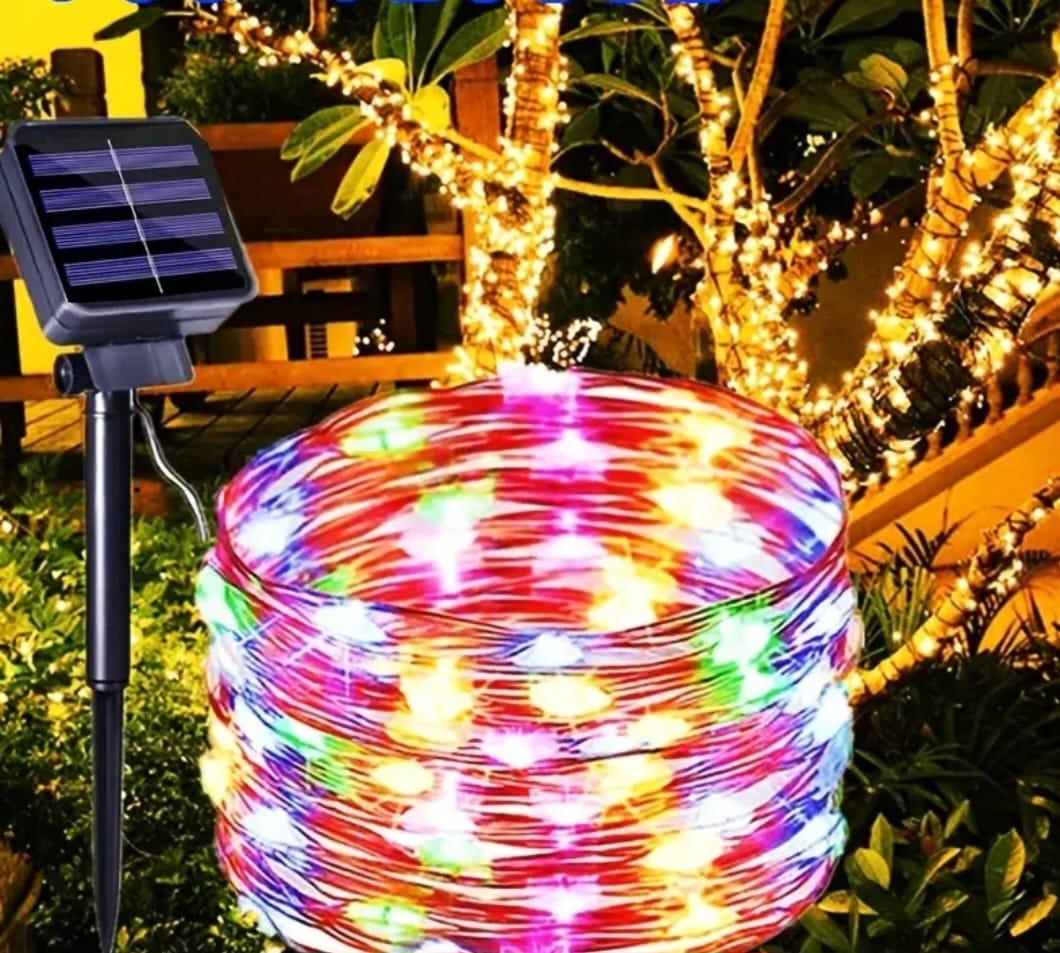 🎄🌞extensión solar navideña 10mts